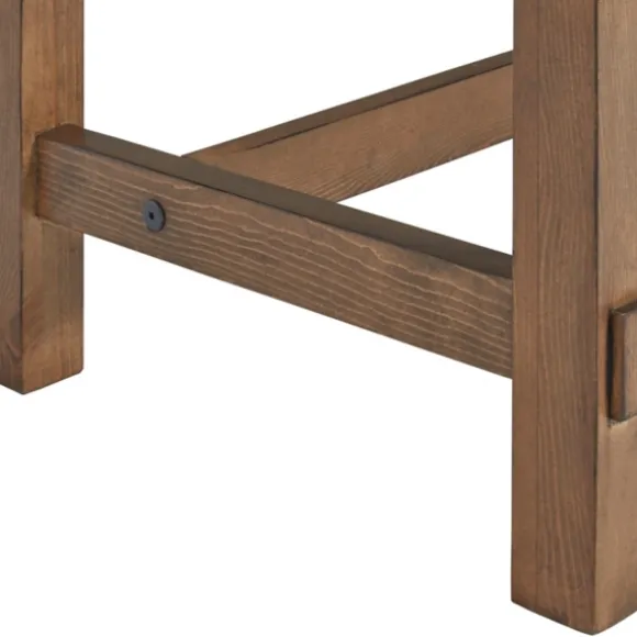 Kirkland's Home Office Furniture-Pine Distressed Wooden Desk