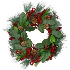 Kirkland's Home Wreaths-Pine Needles And Berries Wreath