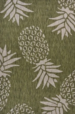 Kirkland's Home Outdoor Rugs-Pineapple Indoor/Outdoor Area Rug, 5X7