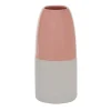 Kirkland's Home Vases-Pink And White Ceramic Vase, 11 In.
