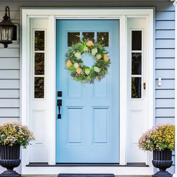 Kirkland's Home Wreaths-Pink Roses, Hydrangeas, And Peonies Wreath