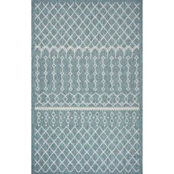 Kirkland's Home Outdoor Rugs-Placid Portico Sun Shower Outdoor Area Rug, 7X9