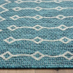 Kirkland's Home Outdoor Rugs-Placid Portico Sun Shower Outdoor Area Rug, 7X9