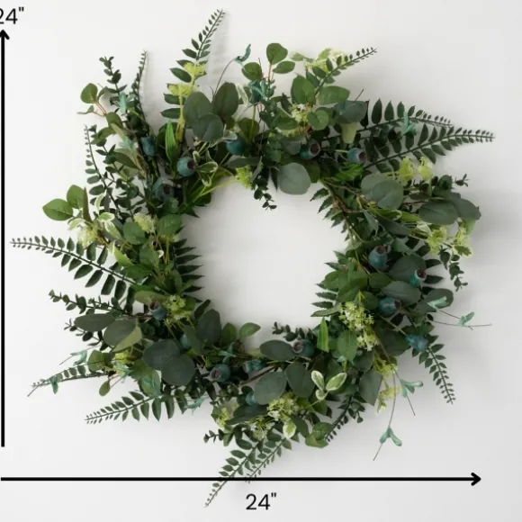 Kirkland's Home Wreaths-Pod Foliage Wreath