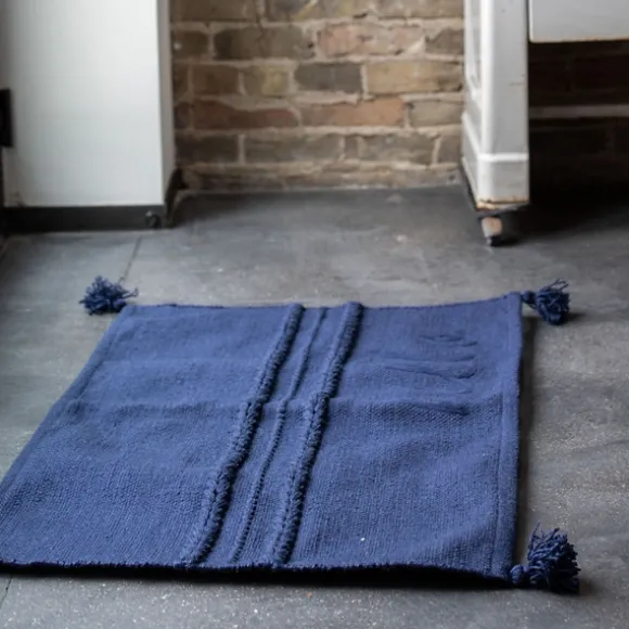 Kirkland's Home Outdoor Rugs-Polyester Cross Stripe Outdoor Area Rug