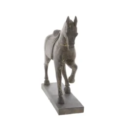 Kirkland's Home Statues & Figurines-Polystone Prancing Horse Statue
