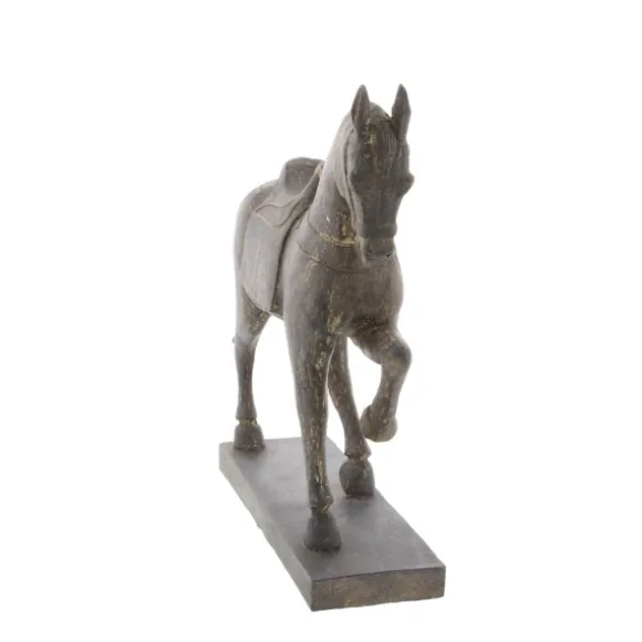 Kirkland's Home Statues & Figurines-Polystone Prancing Horse Statue