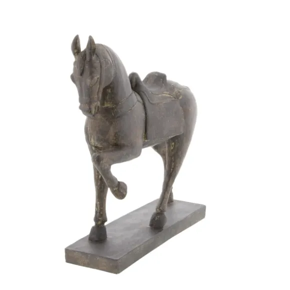 Kirkland's Home Statues & Figurines-Polystone Prancing Horse Statue
