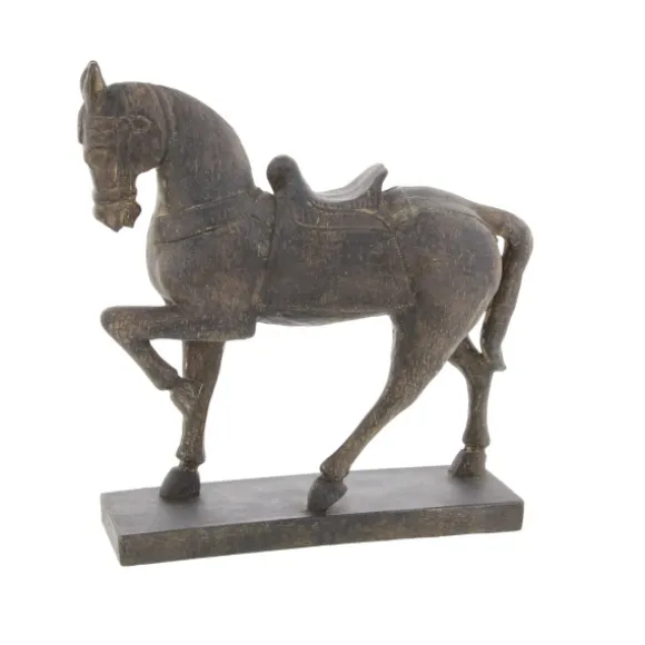 Kirkland's Home Statues & Figurines-Polystone Prancing Horse Statue