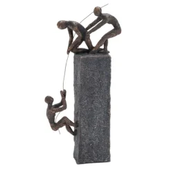 Kirkland's Home Statues & Figurines-Polystone Rock Climber Sculpture