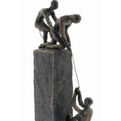 Kirkland's Home Statues & Figurines-Polystone Rock Climber Sculpture