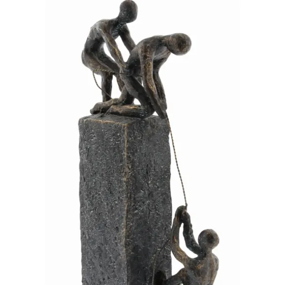 Kirkland's Home Statues & Figurines-Polystone Rock Climber Sculpture