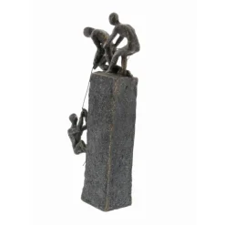 Kirkland's Home Statues & Figurines-Polystone Rock Climber Sculpture