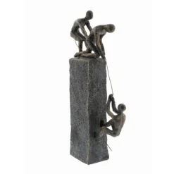 Kirkland's Home Statues & Figurines-Polystone Rock Climber Sculpture