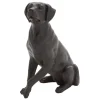 Kirkland's Home Statues & Figurines-Polystone Sitting Labrador Statue