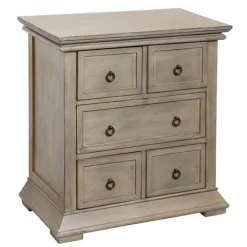 Kirkland's Home Nightstands-Prescott Pine Wood 5-Drawer Nights D
