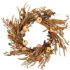 Kirkland's Home Wreaths-Pumpkin Seedpod Stalks Harvest Wreath