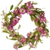 Kirkland's Home Wreaths-Purple Daisy And Lavender Wreath