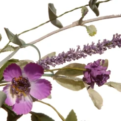 Kirkland's Home Wreaths-Purple Daisy And Lavender Wreath