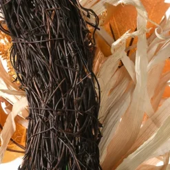 Kirkland's Home Wreaths-Raffia Corn Husk Maple Harvest Wreath