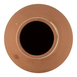 Kirkland's Home Vases-Rattan Rim Hand-Thrown Terracotta Vase