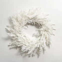 Kirkland's Home Wreaths-Real-Touch Flocked Norfolk Pine Wreath