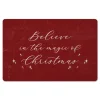 Kirkland's Home Kitchen & Floor Mats-Red Believe In The Magic Of Christmas Floor Mat