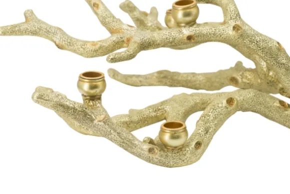 Kirkland's Home Candle Holders-Resin Coral Candle Holder