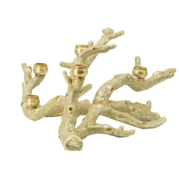 Kirkland's Home Candle Holders-Resin Coral Candle Holder