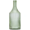 Kirkland's Home Vases-Ribbed Glass Bottle Vase, 14 In.