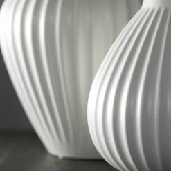 Kirkland's Home Vases-Ribbed Teardrop Vases, Set Of 2