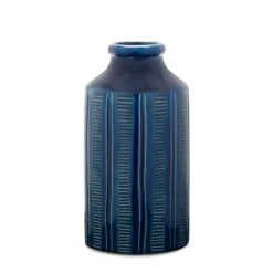 Kirkland's Home Vases-Ribbed Terracotta Vase, 10 In.