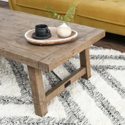 Kirkland's Home Coffee Tables-Roane Gray Reclaimed Pine Coffee Table