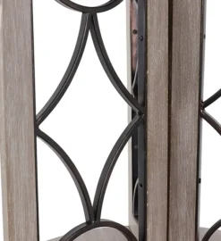 Kirkland's Home Accent & End Tables-Roberta Wood Decorative Metal Accent Table