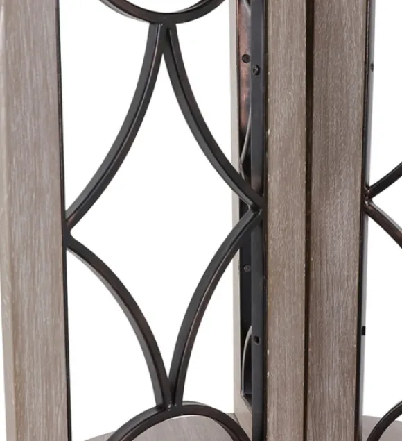 Kirkland's Home Accent & End Tables-Roberta Wood Decorative Metal Accent Table