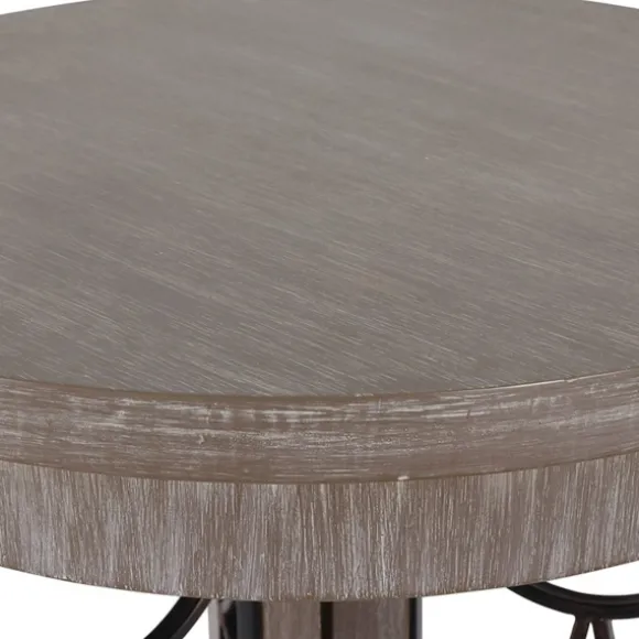 Kirkland's Home Accent & End Tables-Roberta Wood Decorative Metal Accent Table