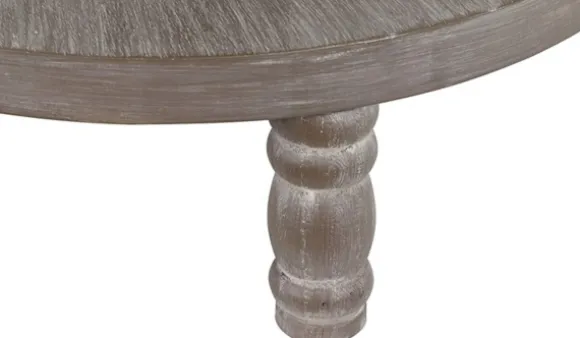 Kirkland's Home Accent & End Tables-Roberta Wood Decorative Metal Accent Table