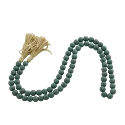 Kirkland's Home Decorative Accents-Robin'S Egg Bohemian Tassel Garland