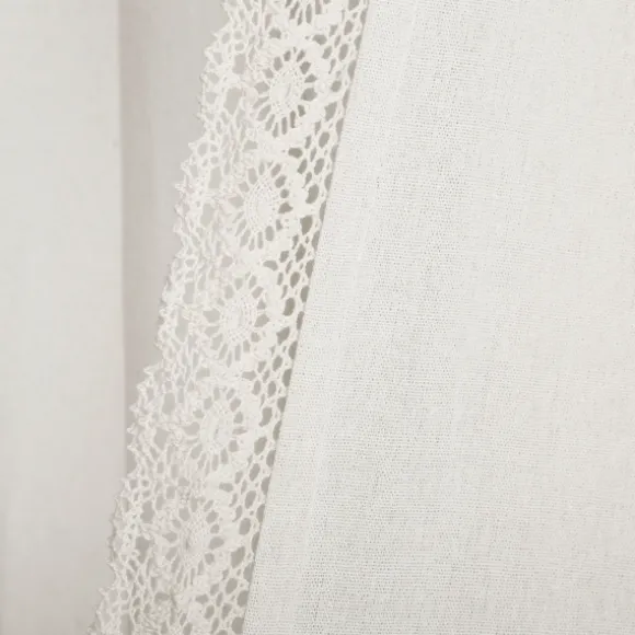 Kirkland's Home Curtains & Drapes-Rosalie Lace Curtain Panel Set, 63 In.