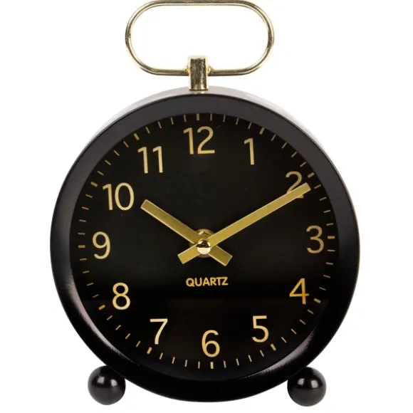 Kirkland's Home Decorative Accents-Round And Gold Tabletop Clock
