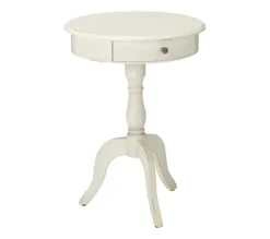 Kirkland's Home Accent & End Tables-Round Antique Pedestal Accent Table