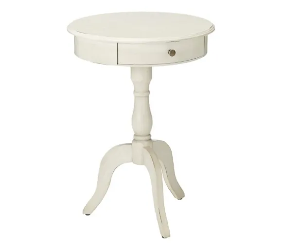Kirkland's Home Accent & End Tables-Round Antique Pedestal Accent Table