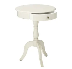 Kirkland's Home Accent & End Tables-Round Antique Pedestal Accent Table