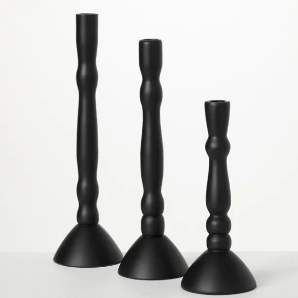 Kirkland's Home Candle Holders-Round Base Taper Candle Holders, Set Of 3