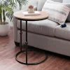 Kirkland's Home Accent & End Tables-Round C-Table With Beaded Base