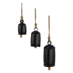 Kirkland's Home Decorative Accents-Round Iron Hanging Bells, Set Of 3