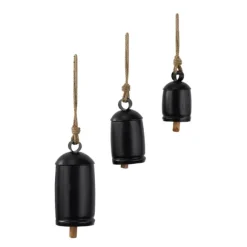Kirkland's Home Decorative Accents-Round Iron Hanging Bells, Set Of 3
