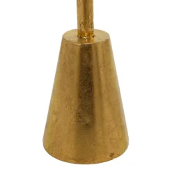 Kirkland's Home Accent & End Tables-Round Metal Mirrored Top Side Table