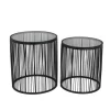 Kirkland's Home Accent & End Tables-Round Metal Wire Accent Tables, Set Of 2