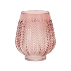 Kirkland's Home Vases-Round Textured Glass Vase, 6 In.